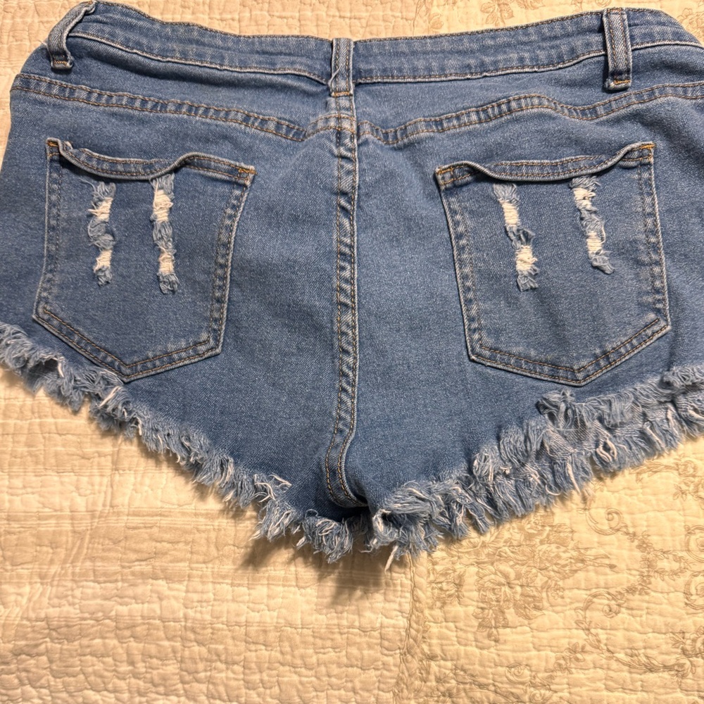 Denim Frayed Hem Women Daisy Dukes